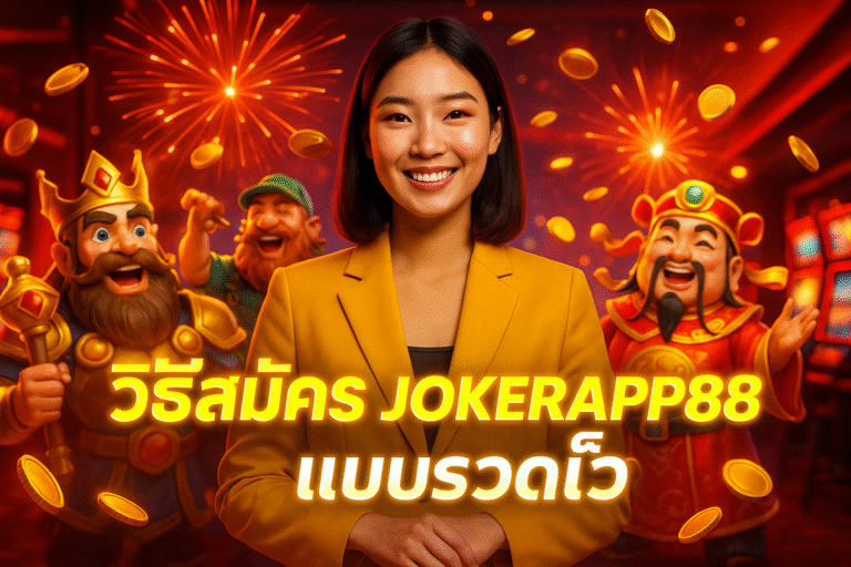 วิธีสมัคร JOKERAPP888 แบบรวดเร็ว