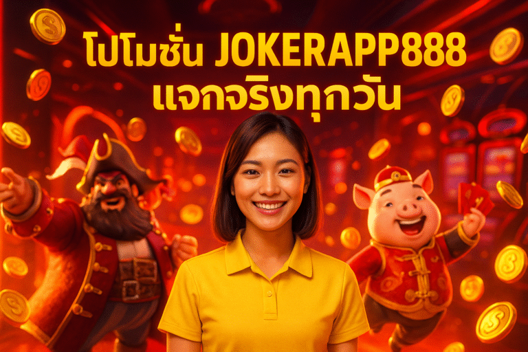 โปรโมชั่น JOKERAPP888 แจกจริงทุกวัน