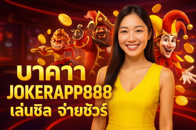 บาคาร่า JOKERAPP888 เล่นชิล จ่ายชัวร์
