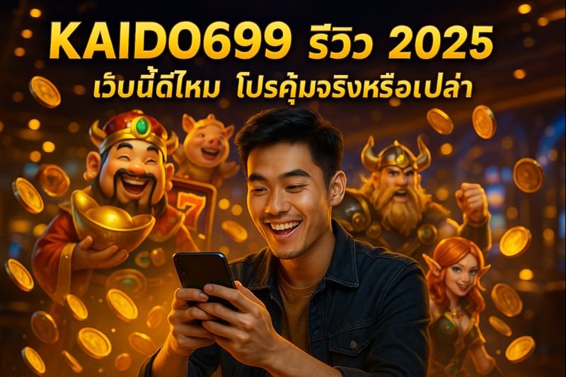 KAIDO699 รีวิว 2025 เว็บนี้ดีไหม โปรคุ้มจริงหรือเปล่า
