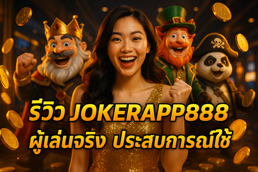รีวิว JOKERAPP888 ผู้เล่นจริง ประสบการณ์ใช้