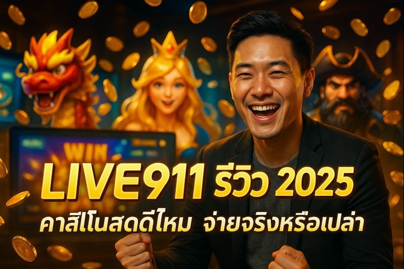 LIVE911 รีวิว 2025 คาสิโนสดดีไหม จ่ายจริงหรือเปล่า